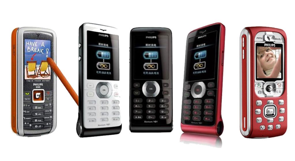 Móviles Philips antiguos